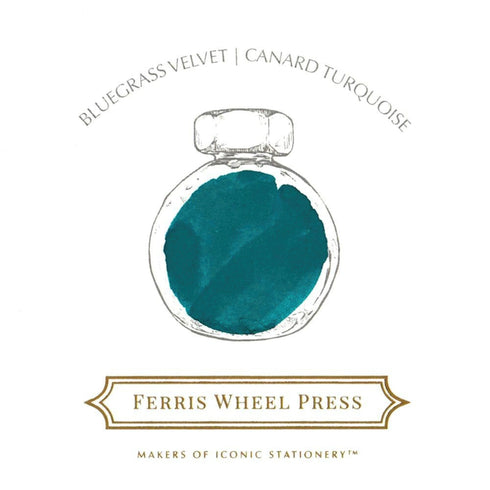 Ferris Wheel Press BLUEGRASS VELVET Fountain Pen Ink Dip Pen Ink Calligraphy Ink Bottle Ink | 38ml