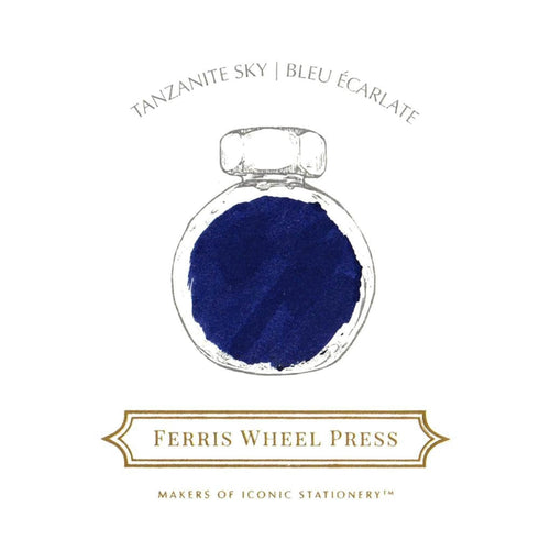 Ferris Wheel Press TANZANITE SKY Fountain Pen Ink Dip Pen Ink Bottle Ink | 85ml