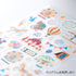 Midori Sticker Marché AMUSEMENT Park Carousel Circus Ferris Wheel Popcorn Elephant Washi Tape Stickers | 2454