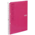 Kokuyo B5 Campus DARK PINK B5 Smart Ring Binder Notebook Sp706 26 Rings "Lay Flat" | 60 Sheets