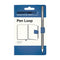 Leuchtturm 1917 Muted Colors DENIM BLUE Fabric Pen Loop | Self-Adhesive