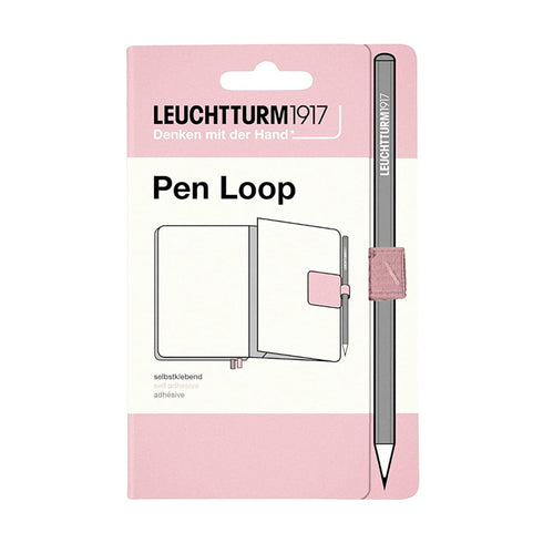 Leuchtturm 1917 Muted Colors DENIM BLUE Fabric Pen Loop | Self-Adhesive