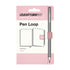 Leuchtturm 1917 Muted Colors DENIM BLUE Fabric Pen Loop | Self-Adhesive