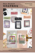 TRANSPARENT PET Picture FRAME Stickers Phrase Theme Stickers Border Stickers Photo Frame Stickers Photography Frame Stickers