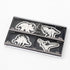 MIDORI E-Clip Etching Clip DINOSAURS T-Rex Pterodactyl Paper Clips
