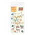 Midori Seal Paper Craft Museum Collection 3D HAPPY BIRTHDAY Sticker Animal Stickers Glitter Stickers Scrapbook Stickers Gold Foil | 2514