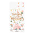 Midori Seal Paper Craft Museum Collection 3D HAPPY WEDDING Sticker Wedding Cake Stickers Floral Stickers Scrapbook Stickers Gold Foil | 2513