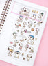 Kamio PEANUTS SNOOPY Stickers Snoopy Stickers Fluffy Sketch Stickers | 28931