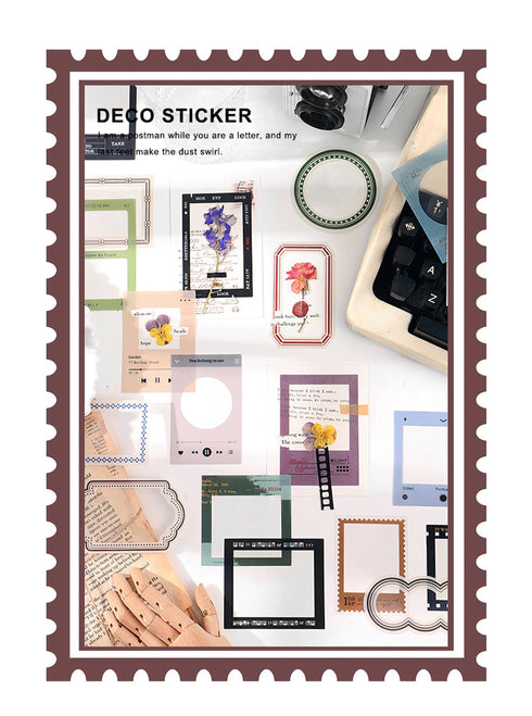 TRANSPARENT PET Picture FRAME Stickers Film Negative Stickers Border Stickers Photo Frame Stickers Photography Frame Stickers