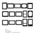 TRANSPARENT PET Picture FRAME Stickers Film Negative Stickers Border Stickers Photo Frame Stickers Photography Frame Stickers