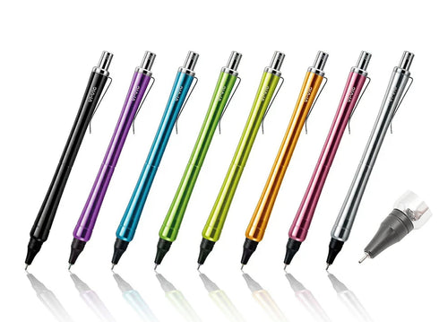 Ohto Vi-Vic PINK 0.7mm Aluminum Needlepoint Pen Ballpoint Pen Black Ink | NPB-407V