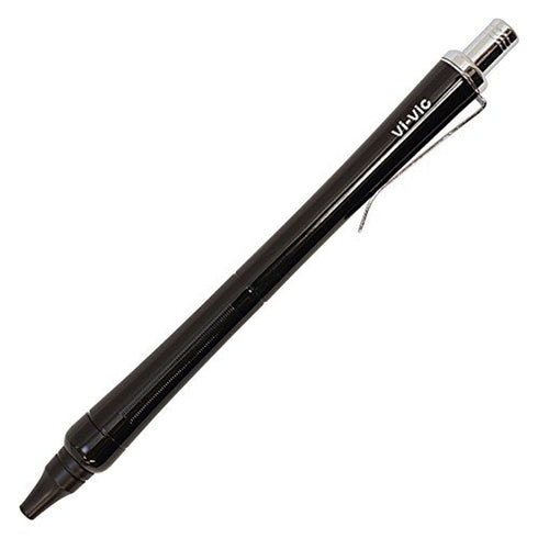 Ohto Vi-Vic SILVER 0.7mm Aluminum Needlepoint Pen Ballpoint Pen Black Ink | NPB-407V