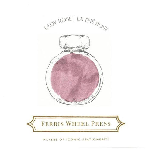 Ferris Wheel Press The LADY ROSE Trio Collection 3 Pack Charger Samples Fountain Pen Ink Dip Pen Ink Bottle Ink | Three 5ml Bottles GIP