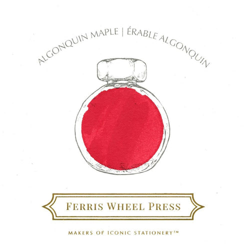Ferris Wheel Press ALGONQUIN MAPLE Fountain Pen Ink Dip Pen Ink Calligraphy Ink Bottle Ink | 38ml