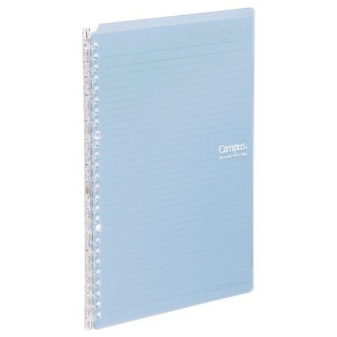 Kokuyo B5 Campus LIGHT BLUE B5 Smart Ring Binder 26 Rings "Lay Flat" Notebook SP700LB | 25 Sheets Capacity