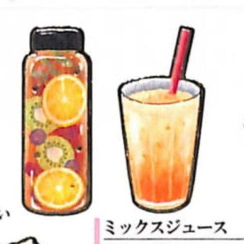 Kamio Japan Stickers JUICE Bubble Tea Smoothie Lemonade Mocha Coffee Drink GOLD FOIL Stickers Watercolor Stickers | 729223