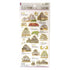 Kamio Japan Stickers Japan CASTLE Japan Temple Japan Architecture GOLD FOIL Stickers Watercolor Stickers | 729228