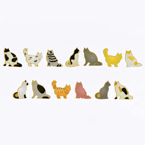 CAT COOKIE | Bande Washi Tape Masking Tape Sticker Roll BDA608 200 Stickers