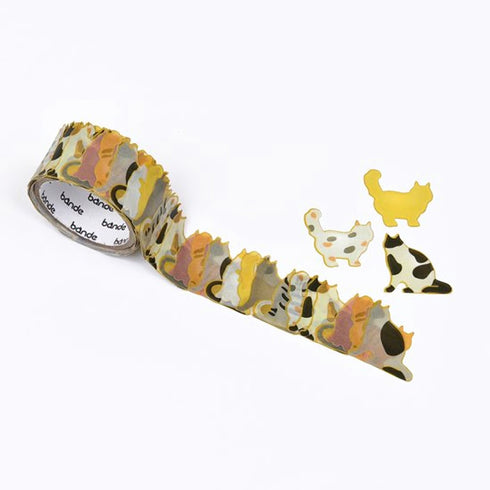 CAT COOKIE | Bande Washi Tape Masking Tape Sticker Roll BDA608 200 Stickers