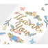 Midori Seal Paper Craft Museum Collection 3D THANK YOU Sticker Floral Sticker Flower Stickers Scrapbook Stickers Gold Foil | 2515