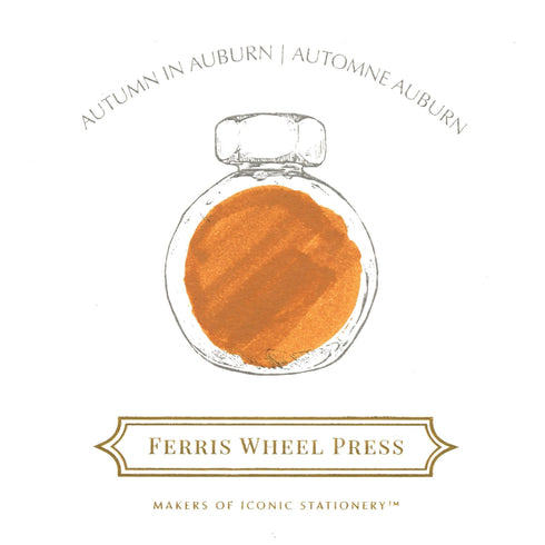 Ferris Wheel Press AUTUMN in ONTARIO Collection 3 Pack Charger Samples Ink Set Fountain Pen Ink Dip Pen Ink | Three 5ml Bottles RRB