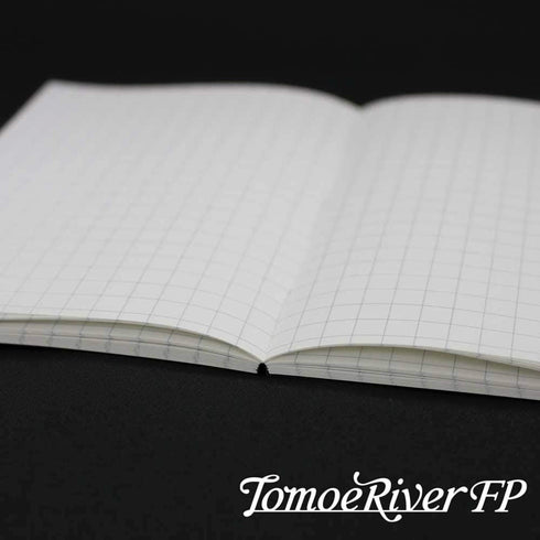 Sakae A7 Tomoe River 52 gsm 5mm Grid Lay Flat Notebook White Paper | TMR-A7NB-5HW 104mm X 74mm 96 sheets