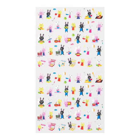 Midori Seal Collection Chat HEALTH MEAL Stickers Transparent Stickers Planner Stickers Healthy Living Exercise Rabbit Bunny | 2556