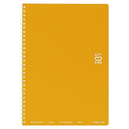 Kokuyo B5 Soft Ring BLUE GREEN Notebook Dotted Line 6mm Rule | 40 Sheets SV301