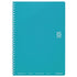 Kokuyo B5 Soft Ring BLUE GREEN Notebook Dotted Line 6mm Rule | 40 Sheets SV301