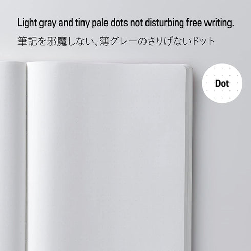 Stalogy A5 BLACK Editor's Series 1/2 Year Half Year DOT GRID Notebook Bullet Journal Bujo | S4151 96 Sheets 192 Pages