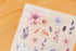 MU Lifestyle Print-On Stickers Rub-On Stickers Transfer Stickers Translucent Stickers 040 | Be Always Birds Roses Purple Pink Yellow