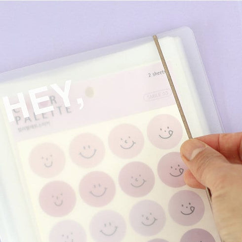PAPERIAN Hey My Days Sticker Book Sticker Storage Sticker Pockets Sticker Binder South Korea | 40 Pockets 215 X 165mm