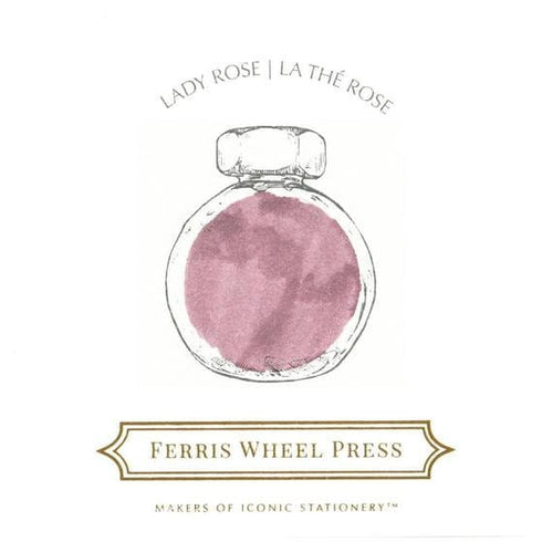 Ferris Wheel Press The LADY ROSE Trio Collection 3 Pack Charger Samples Fountain Pen Ink Dip Pen Ink Bottle Ink | Three 5ml Bottles GIP