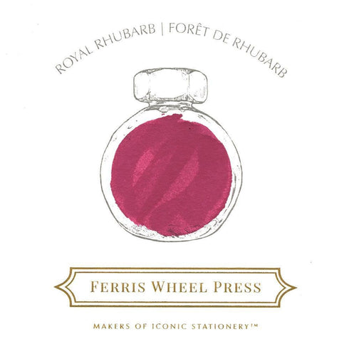 Ferris Wheel Press ROYAL RHUBARB Fountain Pen Ink Dip Pen Ink Calligraphy Ink Bottle Ink | 38ml