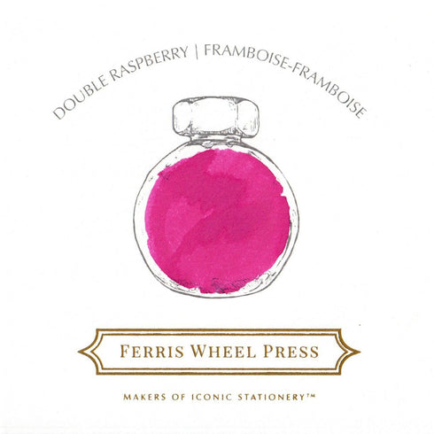 Ferris Wheel Press DOUBLE RASPBERRY Fountain Pen Ink Dip Pen Ink Calligraphy Ink Bottle Ink | 38ml