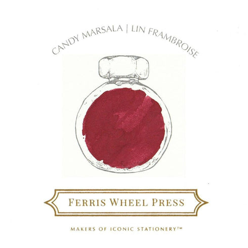 Ferris Wheel Press CANDY MARSALA Fountain Pen Ink Dip Pen Ink Calligraphy Ink Bottle Ink | 38ml