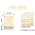 PAPERIAN DAILY Memo BLUE Color Palette Stickers Square Stickers Rectangle Stickers Title Stickers Color Coordinated Sticker | M7