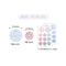 PAPERIAN ROUND Mix EARTH Color Palette Stickers Round Stickers Color Coordinated Sticker | M10
