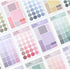 PAPERIAN SQUARE PURPLE Color Palette Stickers Blank Stickers Color Coordinated Sticker | S1