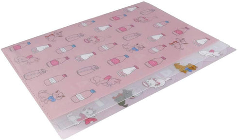 Sanrio A4 MARIE the CAT SANRIOKI 5 Pocket Index Clear Folder Pocket Folder Paper Organization