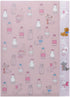 Sanrio A4 MARIE the CAT SANRIOKI 5 Pocket Index Clear Folder Pocket Folder Paper Organization