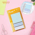 Kokuyo 2Way BLUE Sticky Pads Loose Leaf Smart Ring Binder Spiral Notebook with Ruler Index Sticky Notes Planner Sticky | 20 Sheets WSG-RUT41