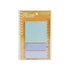 Kokuyo 2Way KRAFT & BLUE Sticky Pads Loose Leaf Smart Ring Binder Spiral Notebook Ruler Index Sticky Notes | 60 Sheets WSG-RUS43