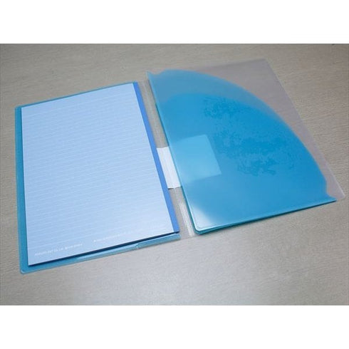 Kokuyo B5 Campus YELLOW Cover Notebook Dotted 7 mm Rule 2 Pocket Folder Plastic Folder | 623A-Y