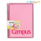 Kokuyo B5 Campus PINK Cover Notebook Dotted 7 mm Rule 2 Pocket Folder Plastic Folder | 623A-P