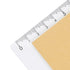 Kokuyo 2Way KRAFT CHECKLIST Sticky Pads Loose Leaf Smart Ring Binder Spiral Notebook Ruler Index Sticky Notes | 40 Sheets WSG-RUS44