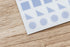 MU Lifestyle Print-On Stickers Rub-On Stickers Transfer Stickers Translucent Stickers 025 | Pastel Triangles Paster CIrcles Pastel Blocks