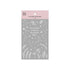 MU Lifestyle Print-On Stickers SILVER FOIL Rub-On Stickers Transfer Stickers 02 | Constellations Astrology Flowers Outer Space