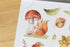 MU Lifestyle Print-On Stickers Rub-On Stickers Transfer Stickers Translucent Stickers 094 | Mushrooms Fungus Fungi Forest