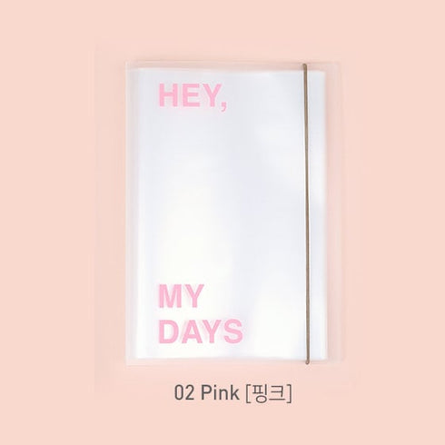 PAPERIAN Hey My Days Sticker Book Sticker Storage Sticker Pockets Sticker Binder South Korea | 40 Pockets 215 X 165mm